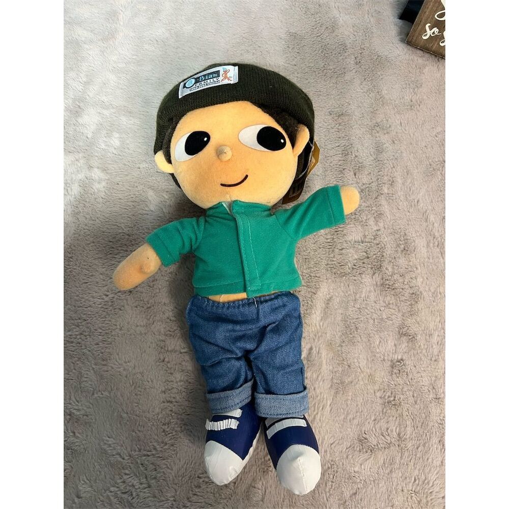 Juniper 2-Bian Family Plush Doll Green Collectible with Tags Taiwan